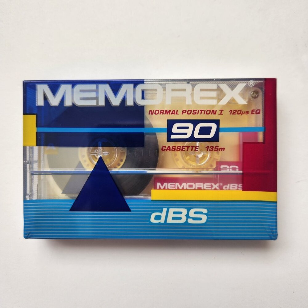 Memorex dBS 90 Normal Position I 120µs EQ Audio Cassette Tape Sealed 135m